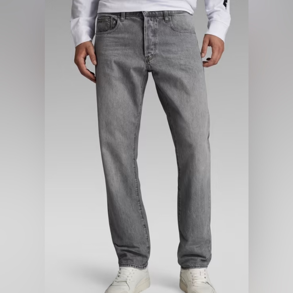 RAW 3301 STRAIGHT WESS GREY SUPERSTRETCH - W29xL32